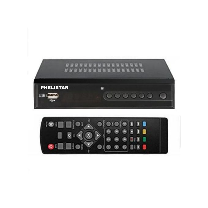 Phelistar Phelister Free to Air Decoder, No Monthly Subscription of Local Channels - Black